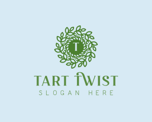 Natural Wreath Spa logo design