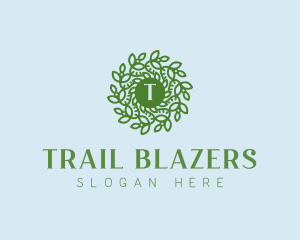 Natural Wreath Spa logo design