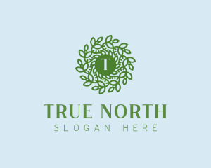 Natural Wreath Spa logo design