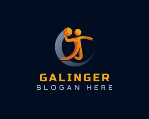 Basketball Sports Athlete Logo