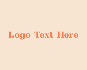 Font - Funky Serif Hipster Brand logo design