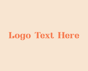 Wear - Funky Serif Hipster Brand logo design