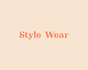 Wear - Funky Serif Hipster Brand logo design