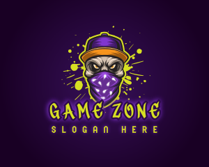 Gaming Hip Hop Thug logo design