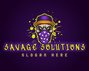 Gaming Hip Hop Thug logo design