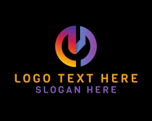 Vibrant - Creative Agency Letter M logo design