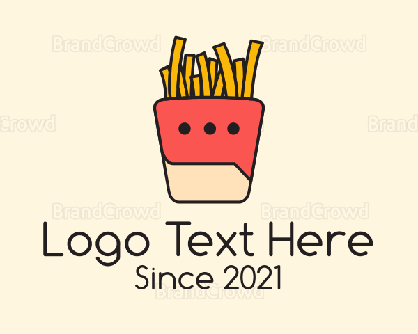 French Fries Chat Logo