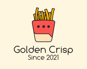 Fries - French Fries Chat logo design