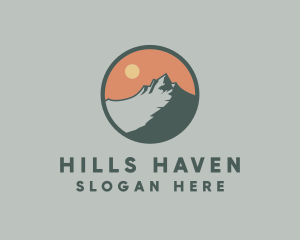 Mountain Peak Tour logo design