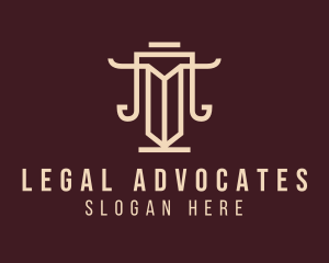 Legal Sword Scale logo design