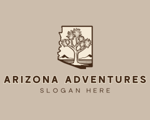 Arizona - Joshua Tree Arizona Desert logo design