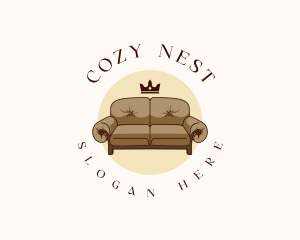 Lounge Sofa Furniture logo design