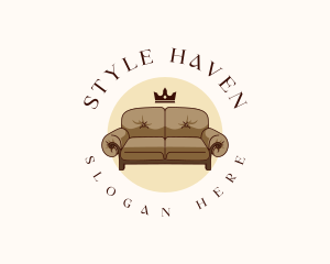 Furniture - Lounge Sofa Furniture logo design