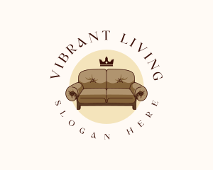 Lounge Sofa Furniture logo design