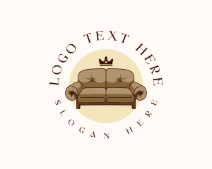 Couch - Lounge Sofa Furniture logo design