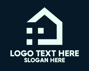 Residential Unit - Tech Pixel House logo design