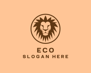 Brown Zoo Lion Logo