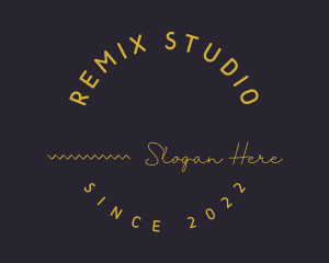 Golden Studio Business logo design