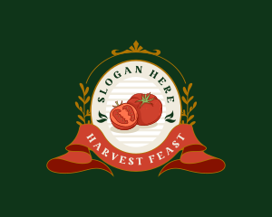 Vegan Tomato Farm logo design