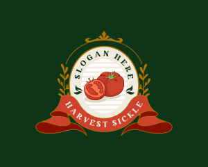 Vegan Tomato Farm logo design