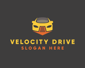 Drive - Driving School Arrow logo design