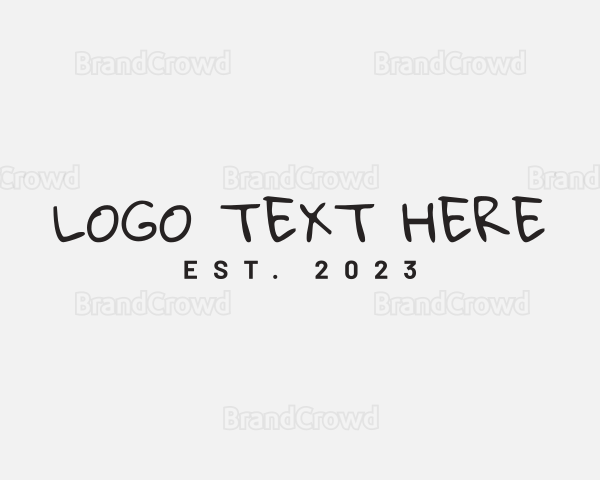 Handwritten Urban Streetstyle Logo