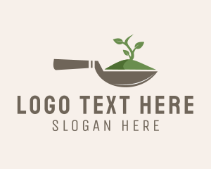 Tool - Shovel Gardening Tool logo design