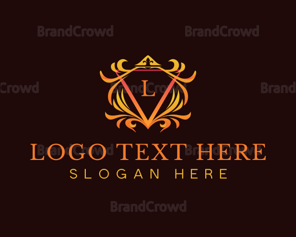 Luxury Crown Crest Logo