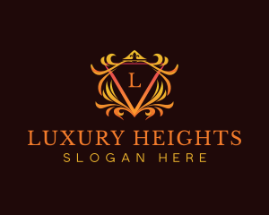  Luxury Crown Crest  logo design