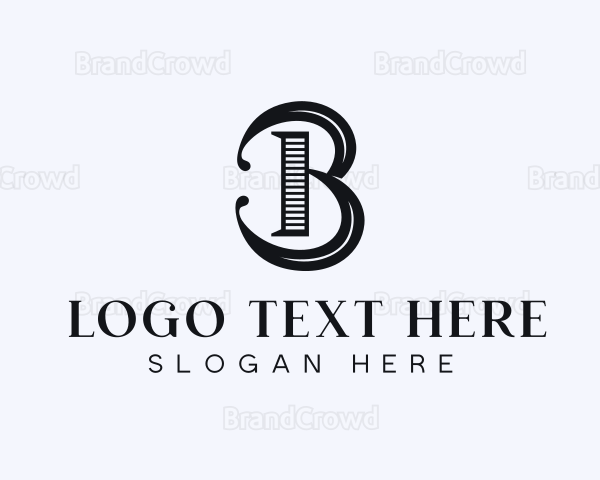 Stylish Antique Letter B Logo