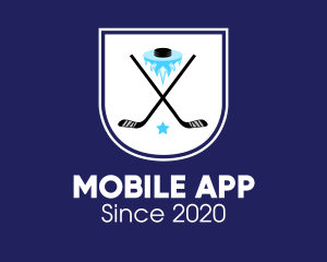 League - Ice Hockey Team Banner logo design