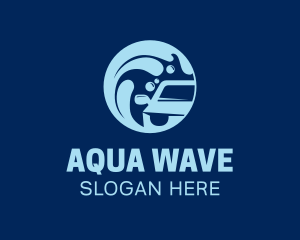 Water Wave Car Wash logo design