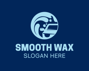 Water Wave Car Wash logo design