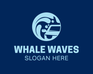 Water Wave Car Wash logo design