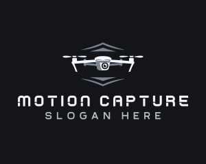 Footage - Drone Propeller Surveillance logo design