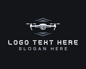 Camera - Drone Propeller Surveillance logo design