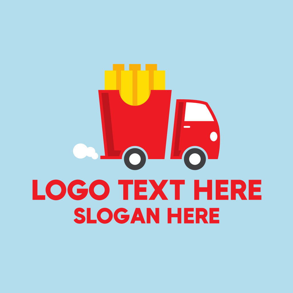French Fries Food Truck Logo | BrandCrowd Logo Maker