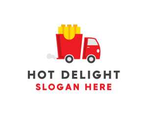 French Fries Food Truck logo design