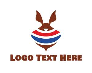 Games - Abstract Spinning Rabbit Top logo design