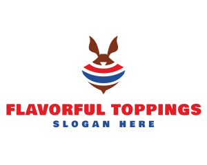 Spinning Rabbit Top logo design