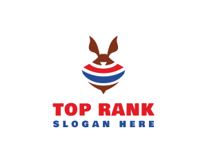 Spinning Rabbit Top logo design