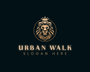 Elegant Empire King Lion logo design