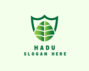 Leaf - Agriculture Shield Leaf logo design