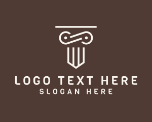 Column - Law Financing Firm logo design