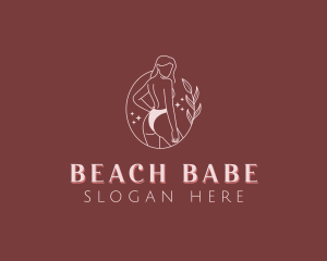 Woman Sexy Bikini logo design