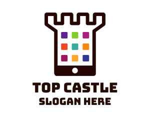 Castle Mobile Apps logo design