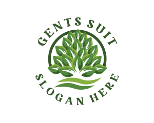 Organic Leaves Farm Logo
