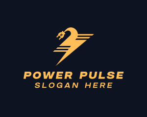 Volt - Electrical Volt Plug logo design