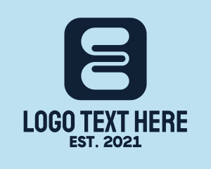 Letter E App Logo