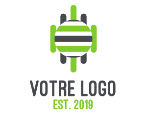 Tech - Generic Stripes Company logo design